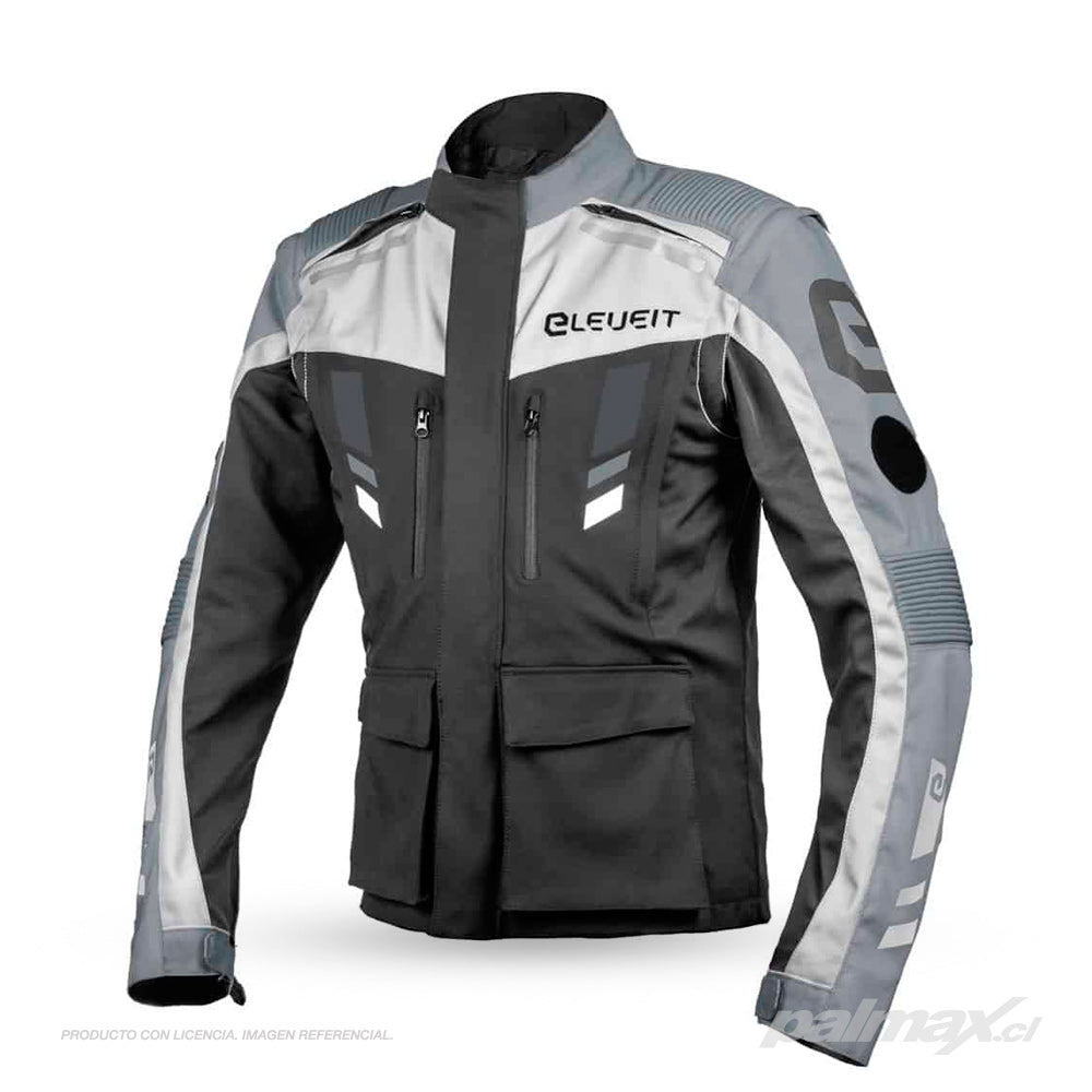 Chaqueta Adventure Mud Maxi Black / Grey | Eleveit